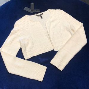 NEW BCBG cropped sweater- size Medium